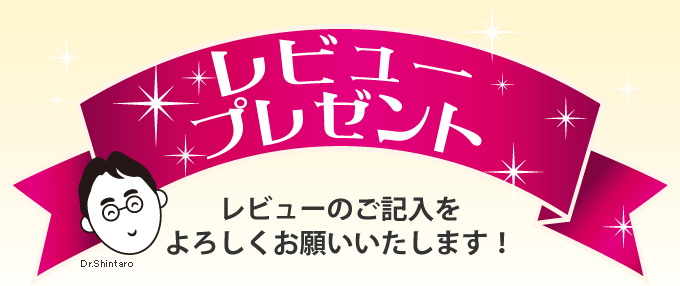 レビューを書いてプレゼント