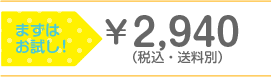 まずはお試し!\2,940