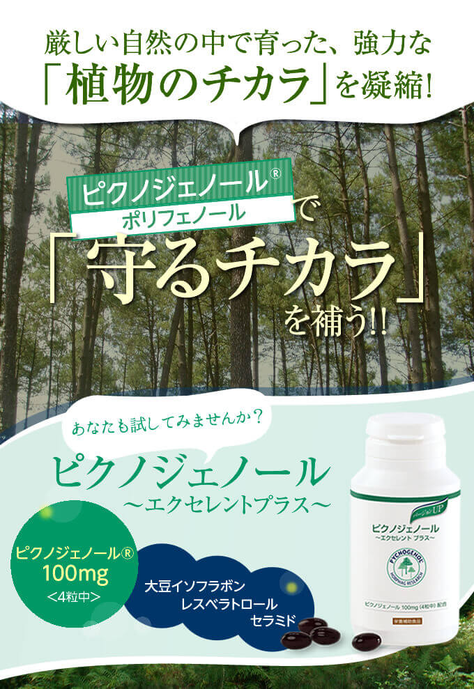 厳しい自然の中で育った、協力な「植物のチカラ」を凝縮!