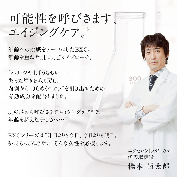 可能性を呼びさます、エイジングケア