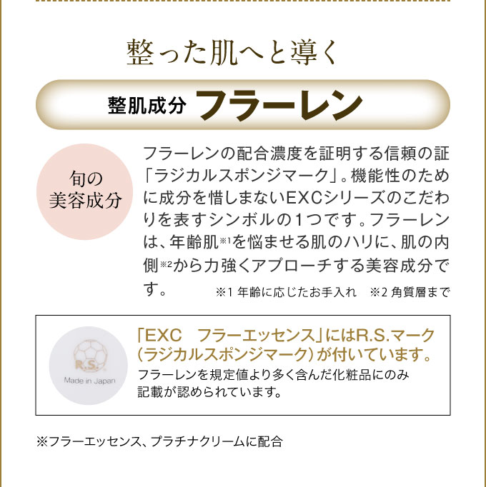 若々しい肌へと導く　フラーレン