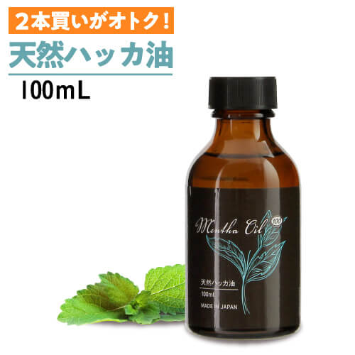 Mentha Oil メンタオイル100 100mL [天然ハッカ油100%] 【単品：100mL 1個】