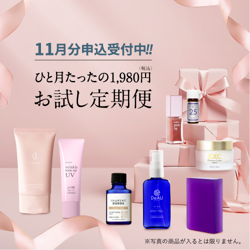  【お申込11月16日まで】 毎月届く、きっと見つかる Beauty Box お試し定期便<br>【27日頃お届け】【毎月お届け 全12回コース】【メール便】