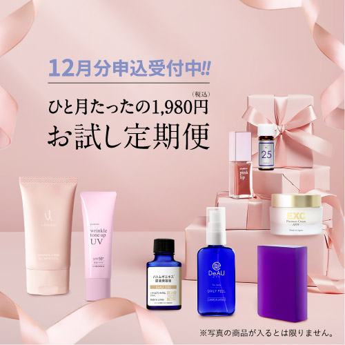  【お申込12月16日まで】 毎月届く、きっと見つかる Beauty Box お試し定期便<br>【27日頃お届け】【毎月お届け 全12回コース】【メール便】