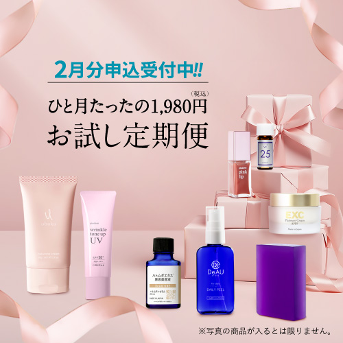  【お申込2月16日まで】 毎月届く、きっと見つかる Beauty Box お試し定期便<br>【27日頃お届け】【毎月お届け 全12回コース】
