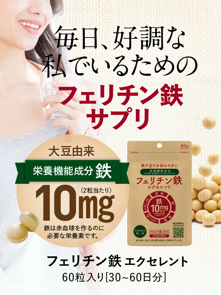 フェリチン鉄 エクセレント [栄養機能食品] フェリチン鉄