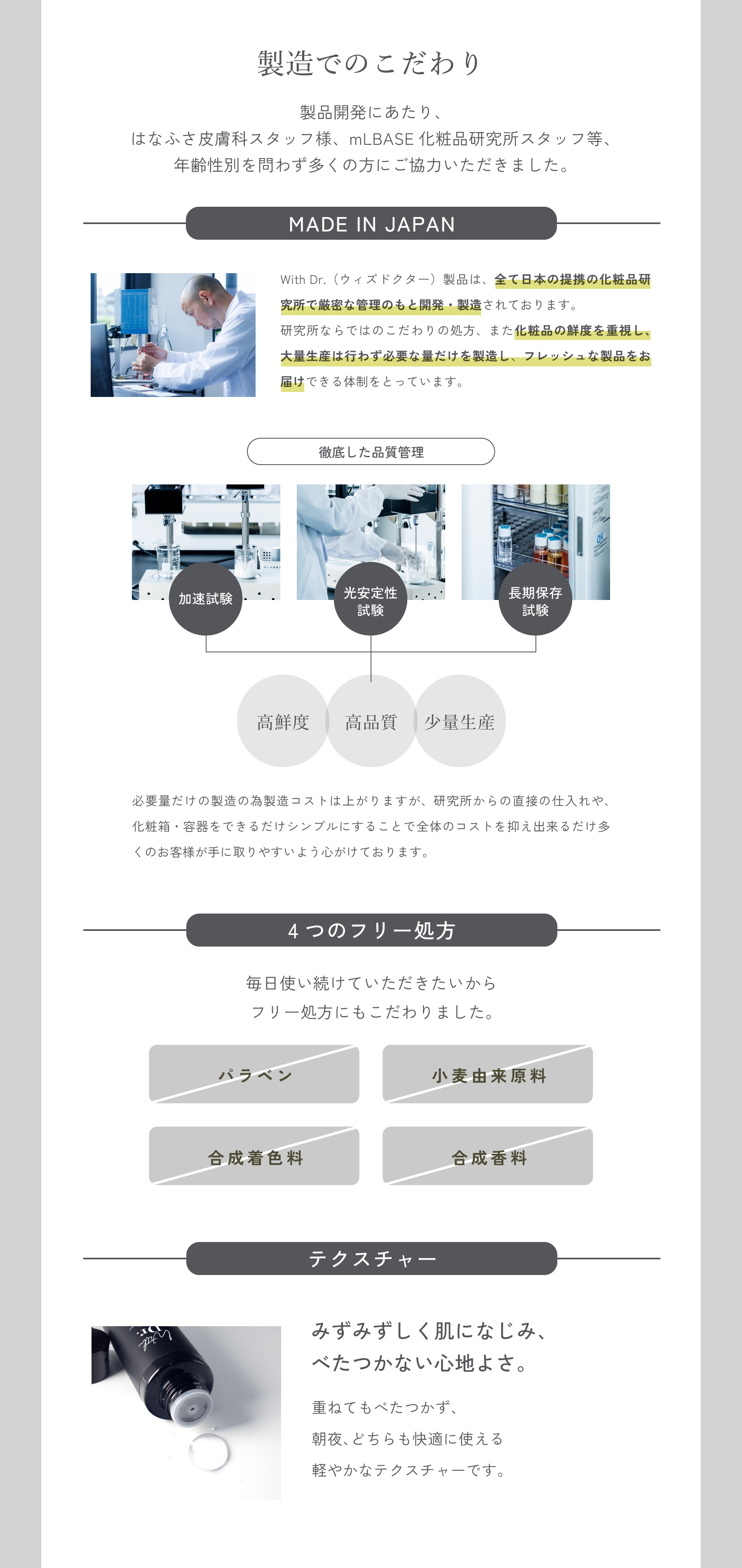 日本製 / MADE IN JAPAN / ラボ