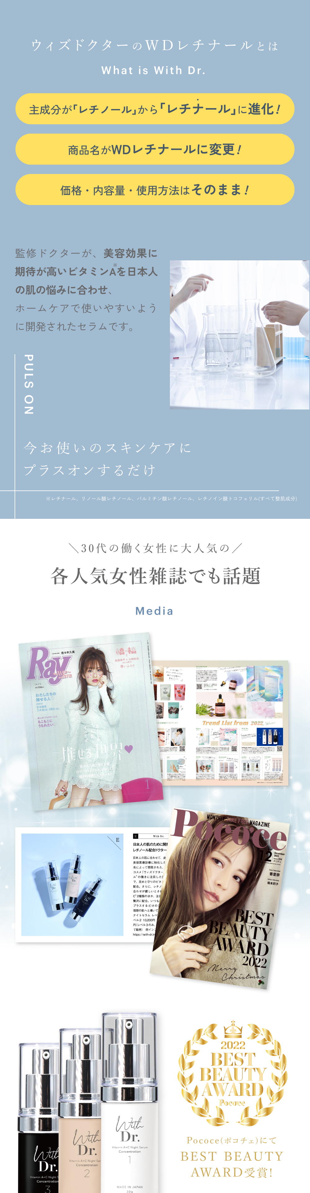 ウィズドクター WDレチナール1 30g ビタミンA (整肌成分) [旧] AC