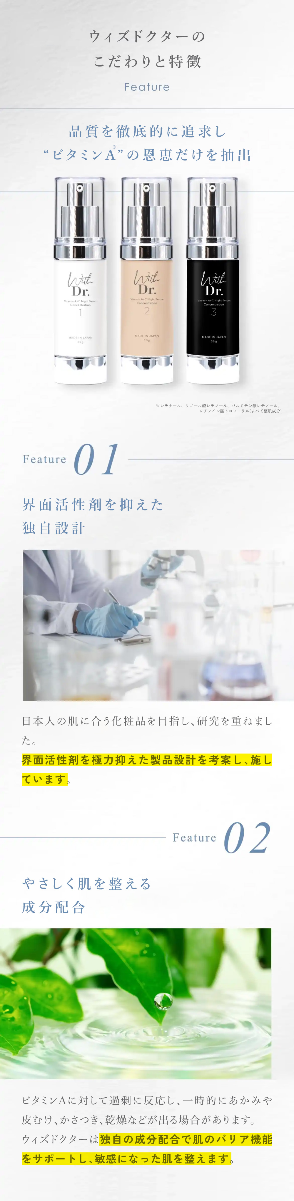 ウィズドクター WDレチナール1 30g ビタミンA (整肌成分) [旧] AC