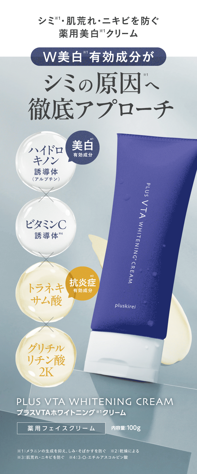 プラスナノHQモア ＋ プラスVTAホワイトニングクリーム セット