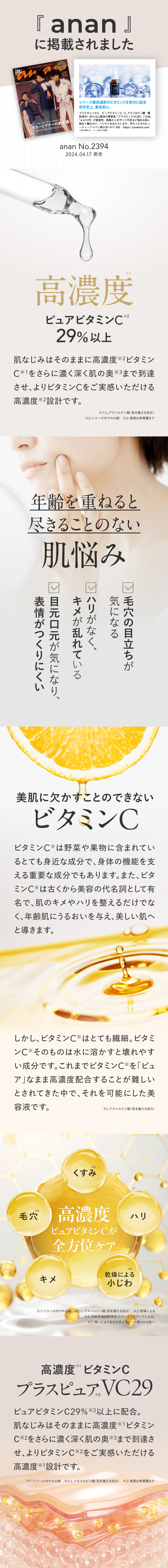 ピュア ビタミンC 美容液 プラスピュアVC29 プラスキレイ