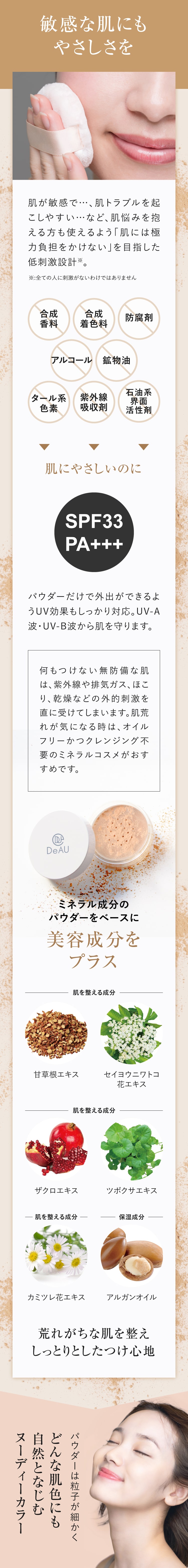 デアウ★ミネラルルースパウダー　未使用